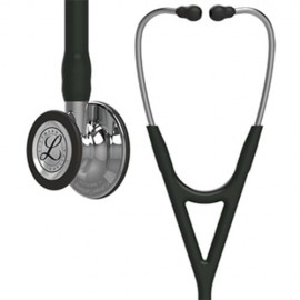 3M Littmann Cardiology IV Stethoscope, Mirror Chestpiece -Black Tube (27")